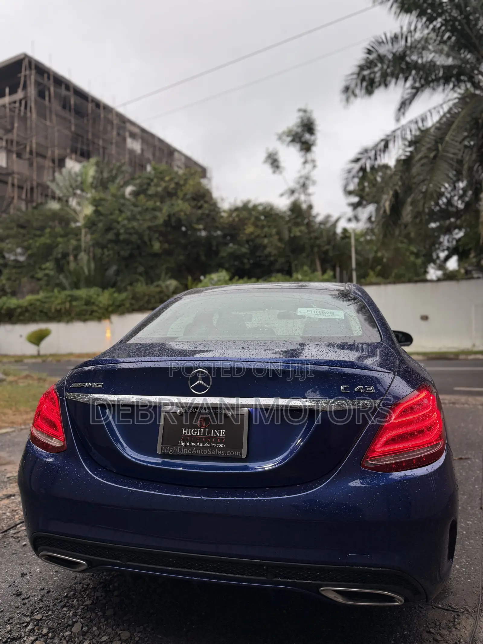 Mercedes-Benz C43 4Matic Sedan AWD (3.0L V6 9AM) 2018 Blue