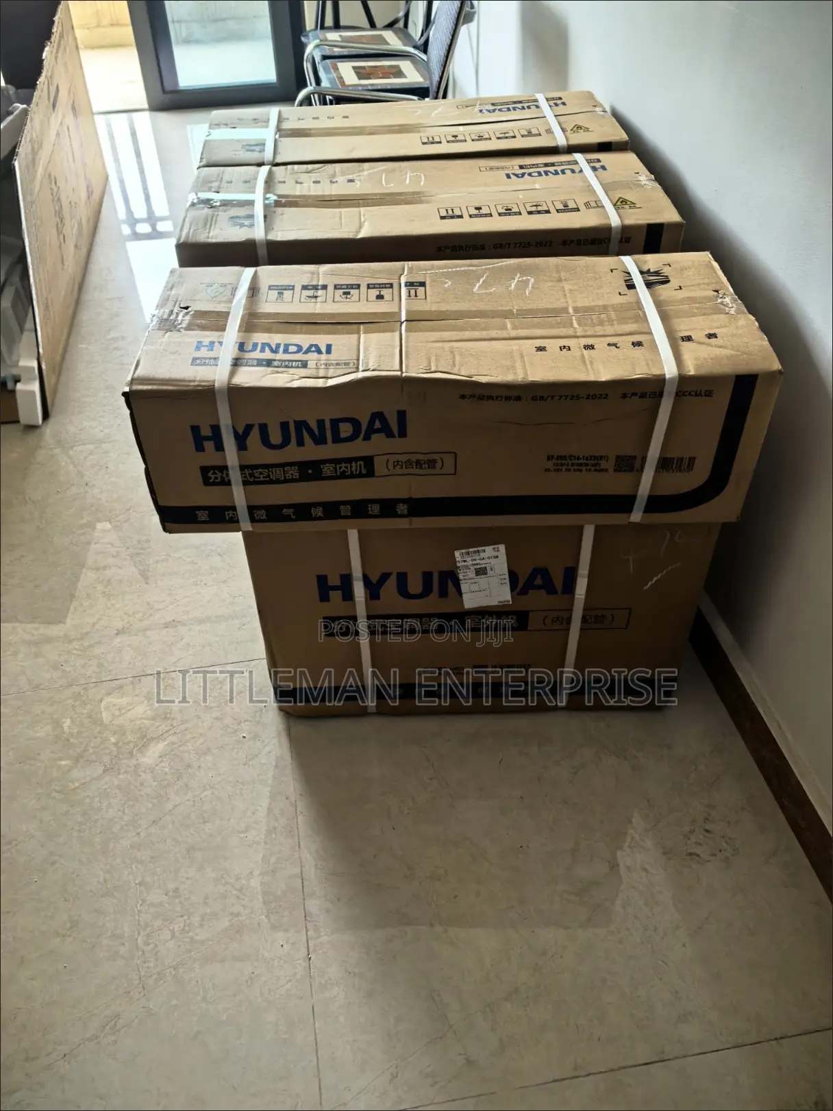 New Air Conditioner 1hp Hyundai R32 Gas