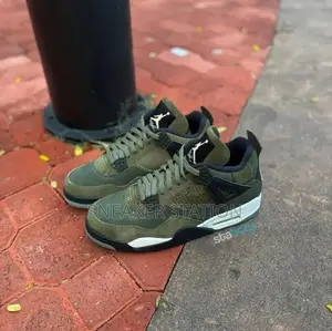 Air Jordan Retro 4 Craft Olive
