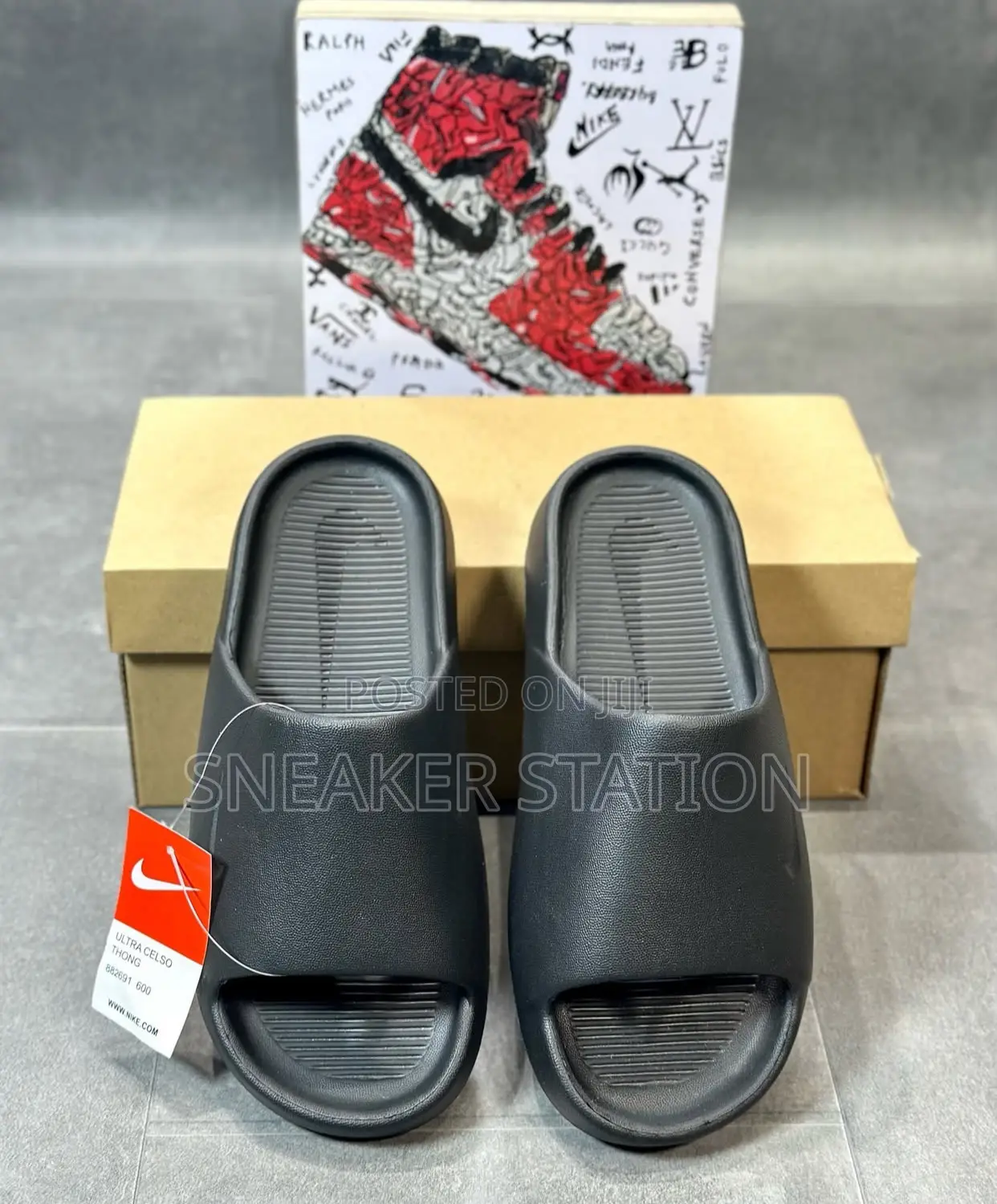 Nike Calm Slides Black
