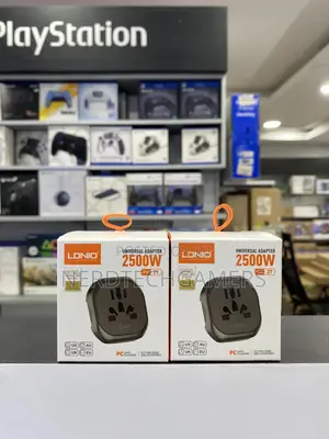 Ldnio Z7 Power Strip Travel Adapter, Black