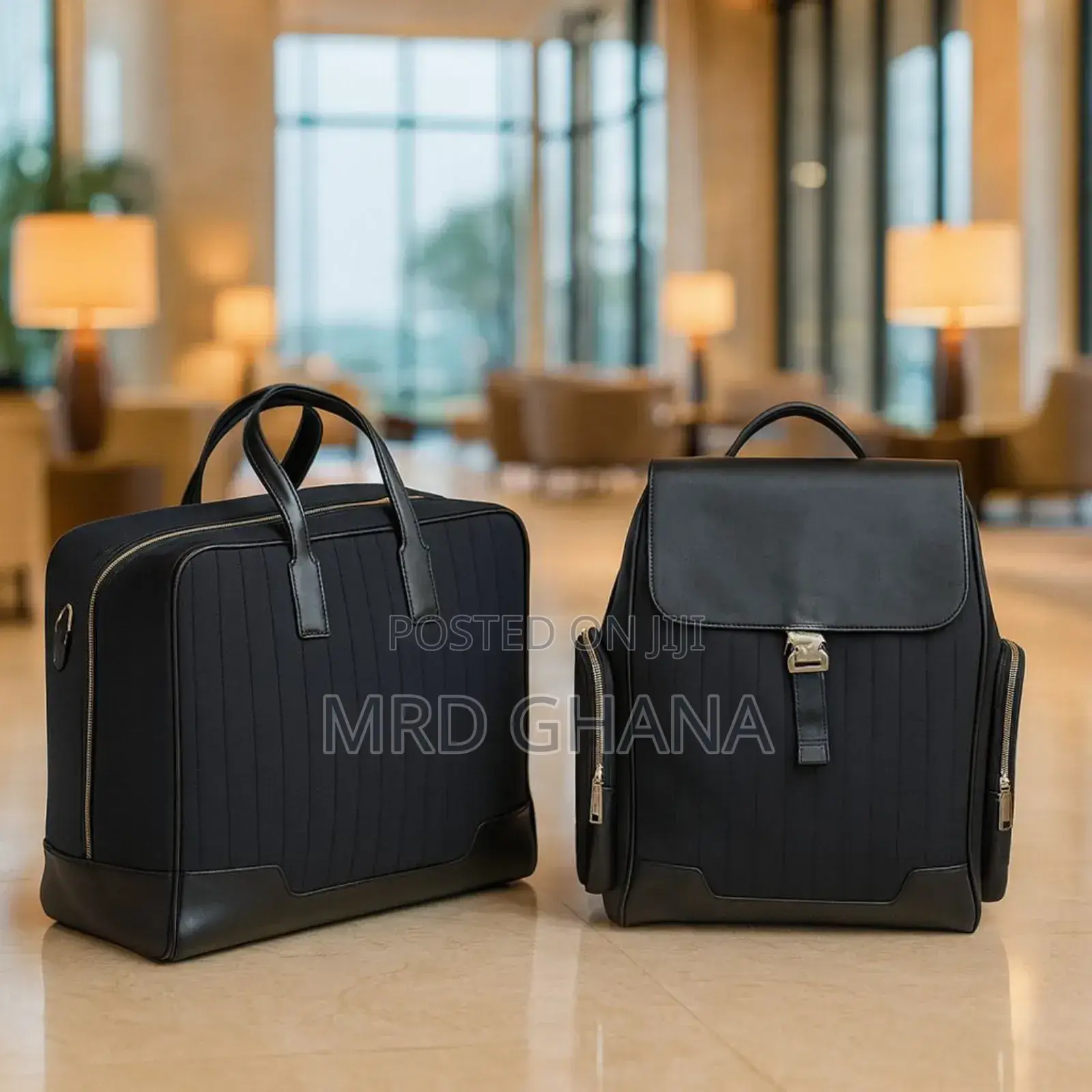 Black Travel Set