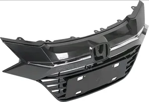 Black & Chrome Front Upper Grille  2016-2018 Honda Hr-v