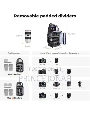 K F Concept Camera Sling Bag for DSLR/SLR/Mirrorless Cameras