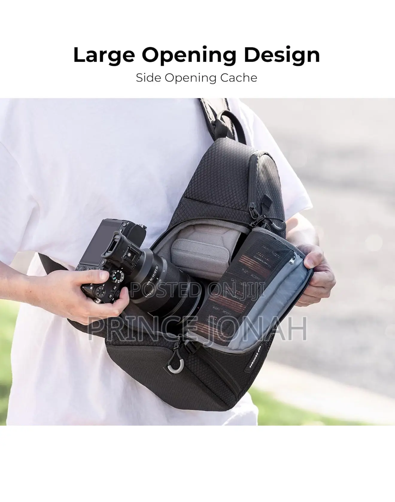 K F Concept Camera Sling Bag for DSLR/SLR/Mirrorless Cameras