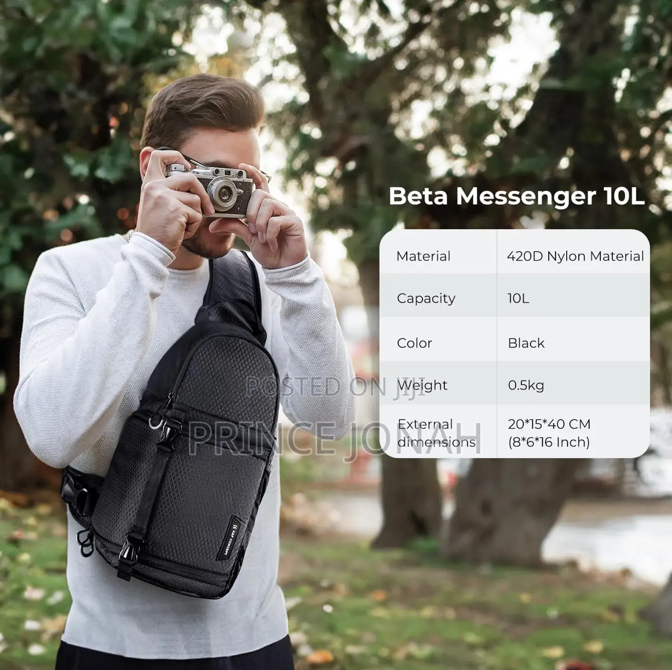 K F Concept Camera Sling Bag for DSLR/SLR/Mirrorless Cameras
