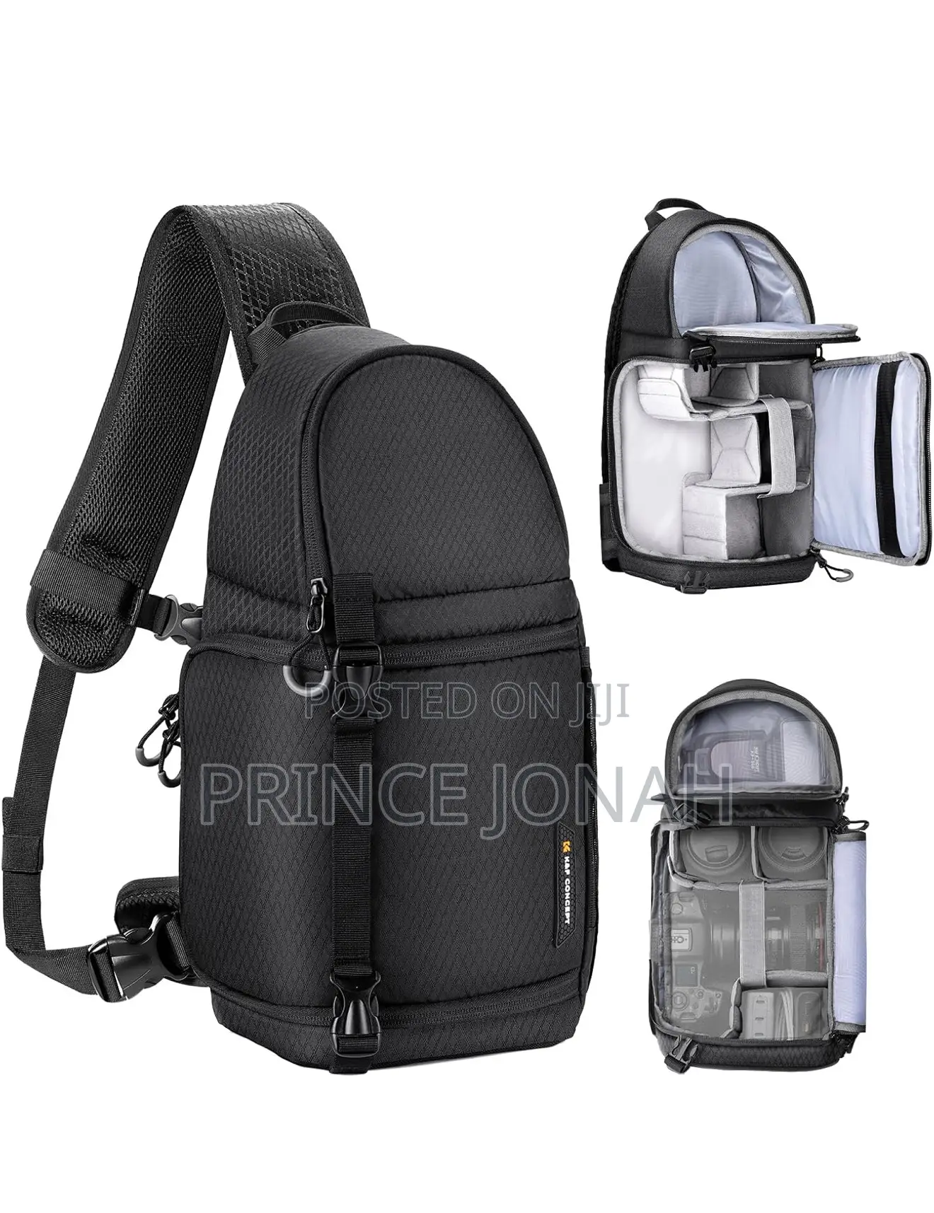 K F Concept Camera Sling Bag for DSLR/SLR/Mirrorless Cameras