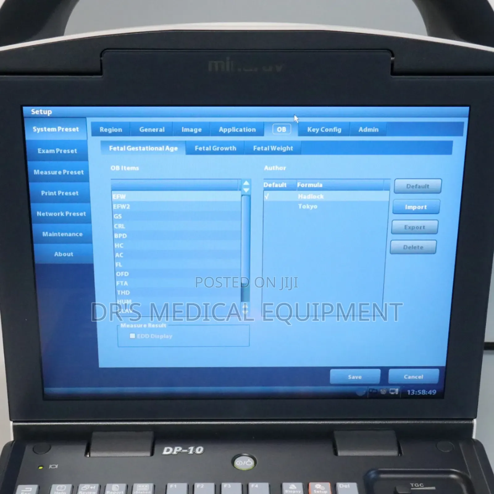 Brandnew Mindray Dp10 With Convex Probe for Sale