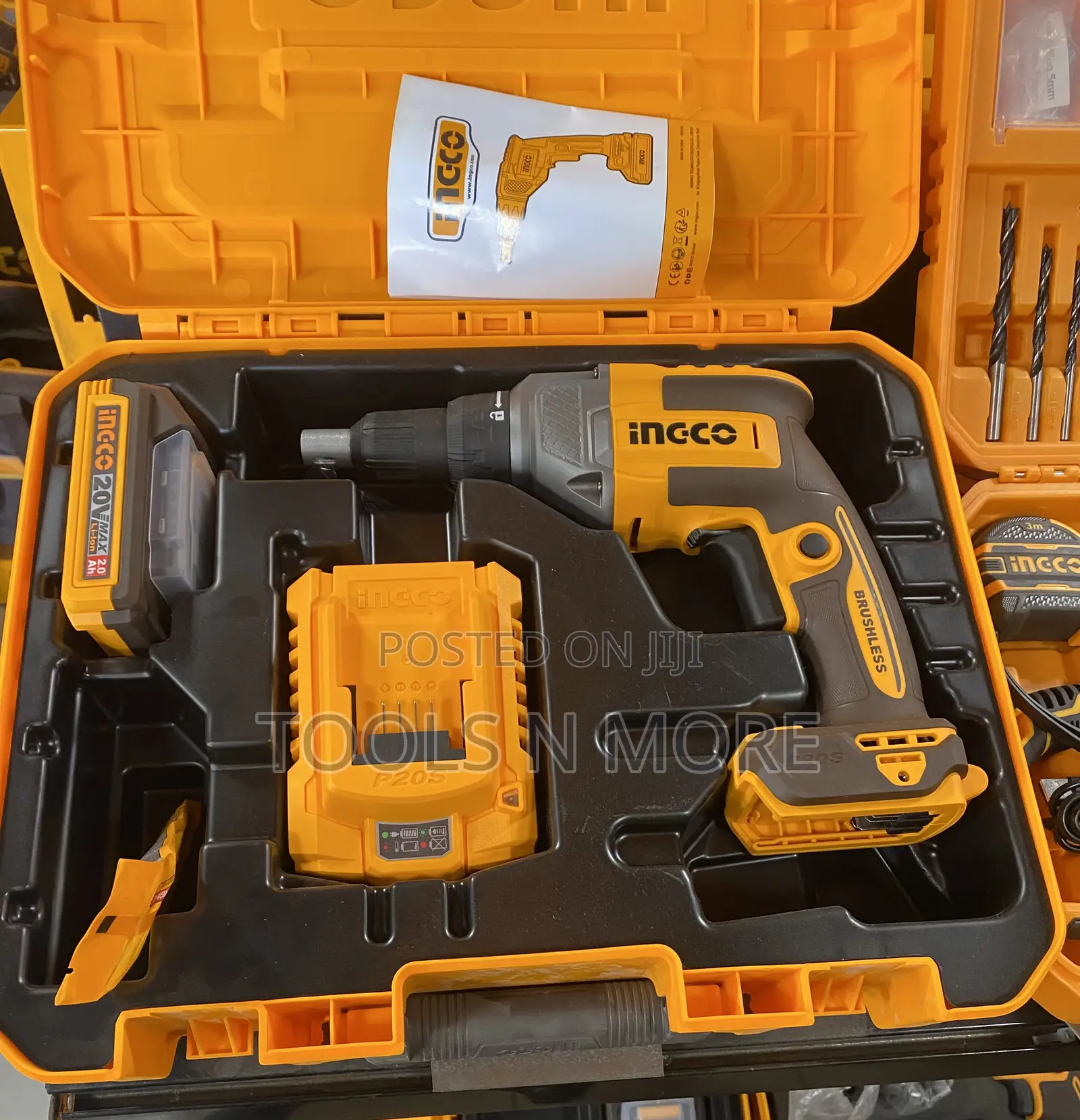 Ingco 20v Cordless Drywall Screwdriver (4200rpm)