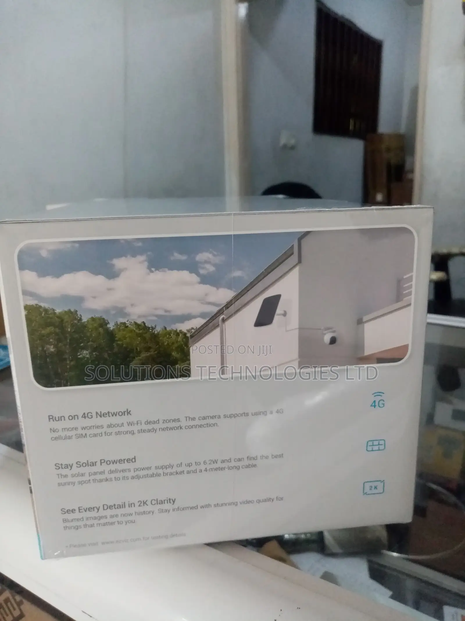 Eb8 4g- Smart Home Battery Powered Solar Panel Kit