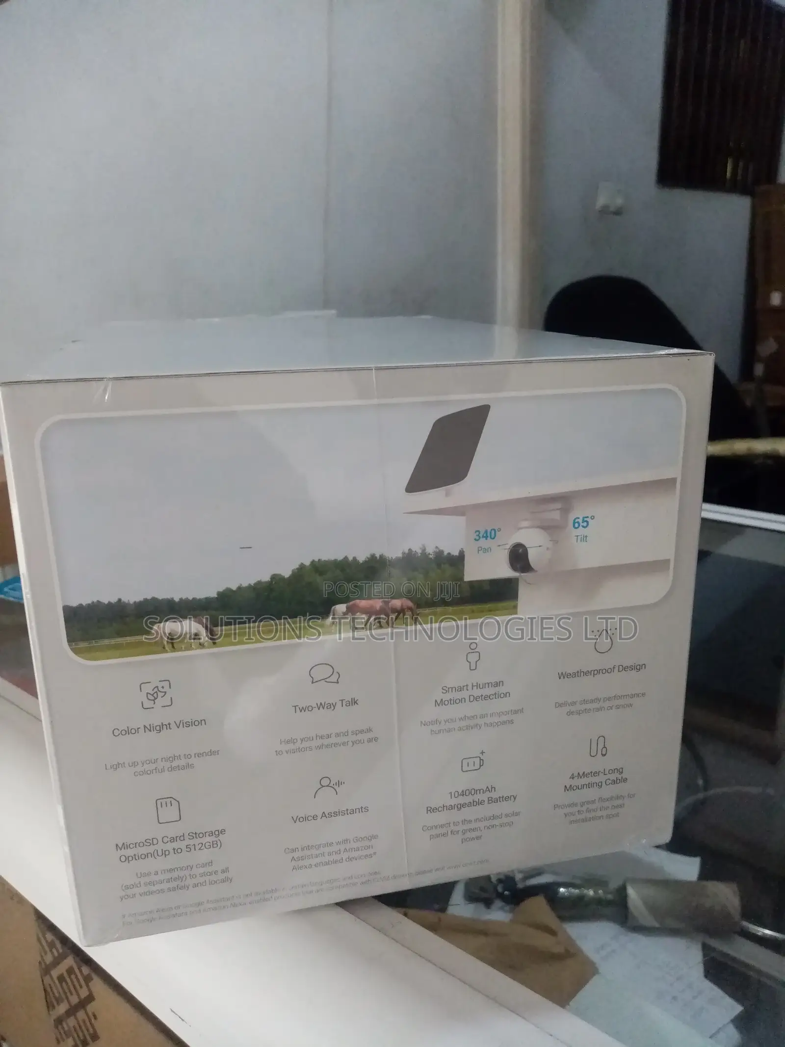 Eb8 4g- Smart Home Battery Powered Solar Panel Kit