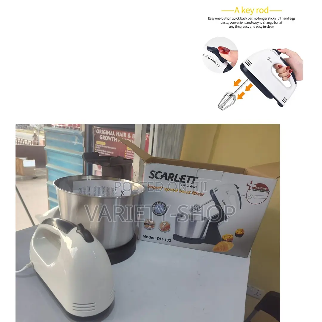 Scarlett Hand Mixer 200w – For Everyday Use