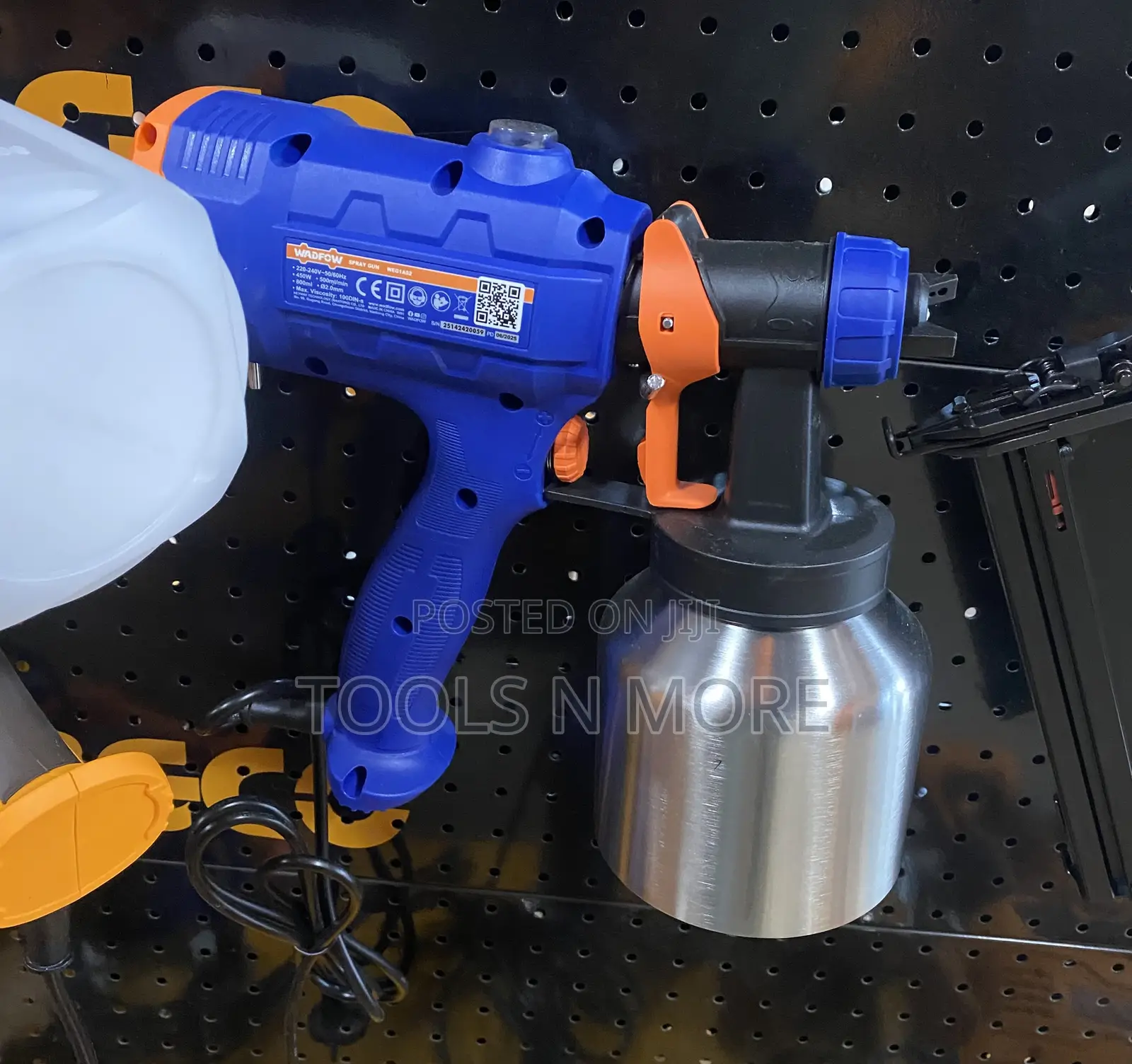 Wadfow Electric Spray Gun (Stainless Steel Container)