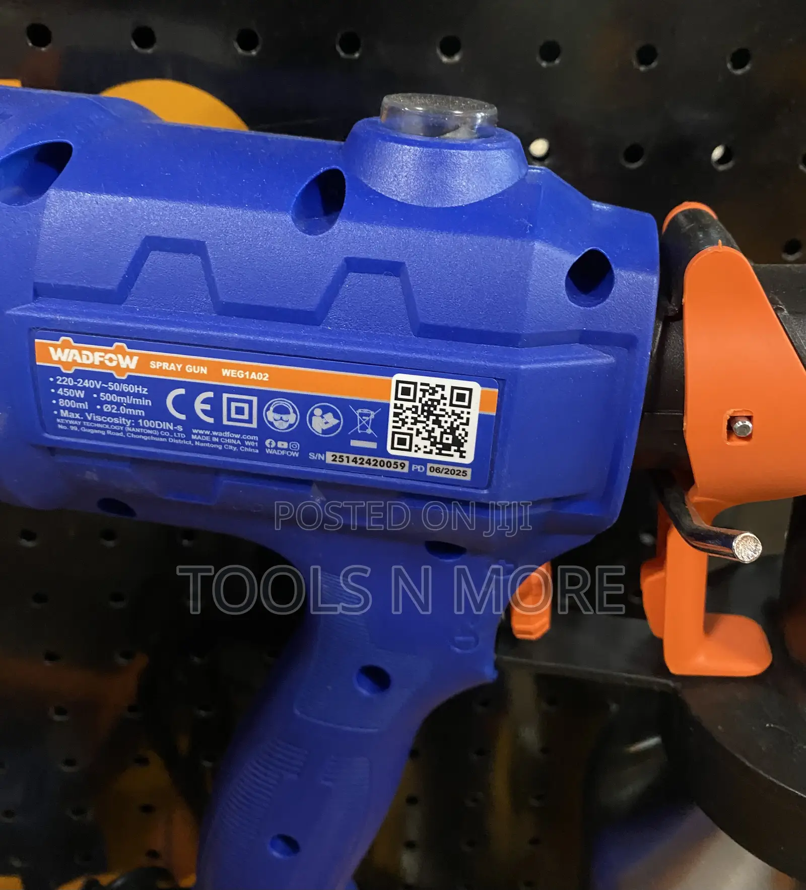 Wadfow Electric Spray Gun (Stainless Steel Container)