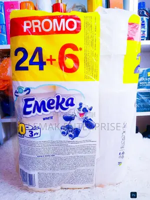 Emeka White Toilet Papers 30 PCS
