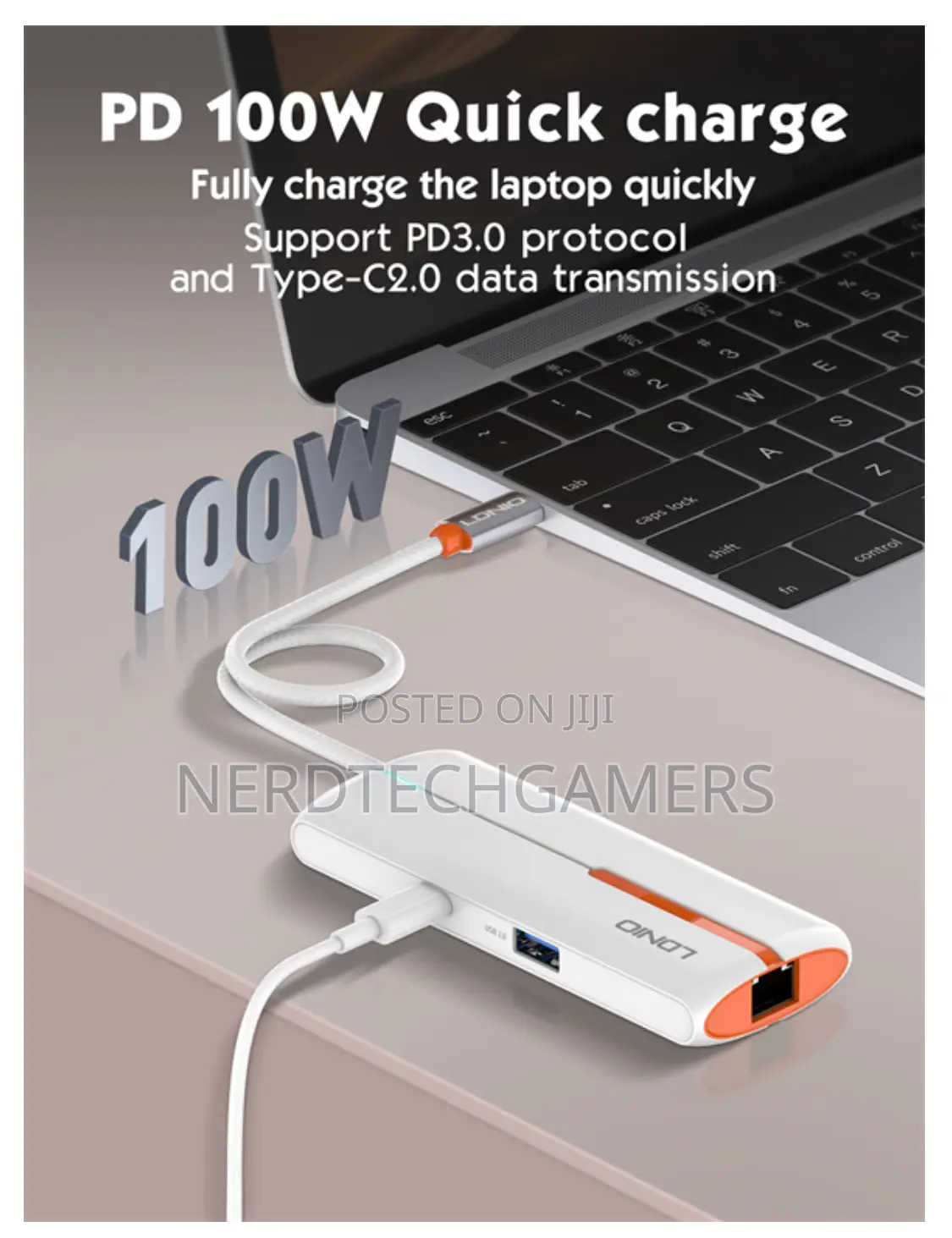 Ldnio Factory Ds-26u Outlet New Design 6 in 1 Type C Adapter