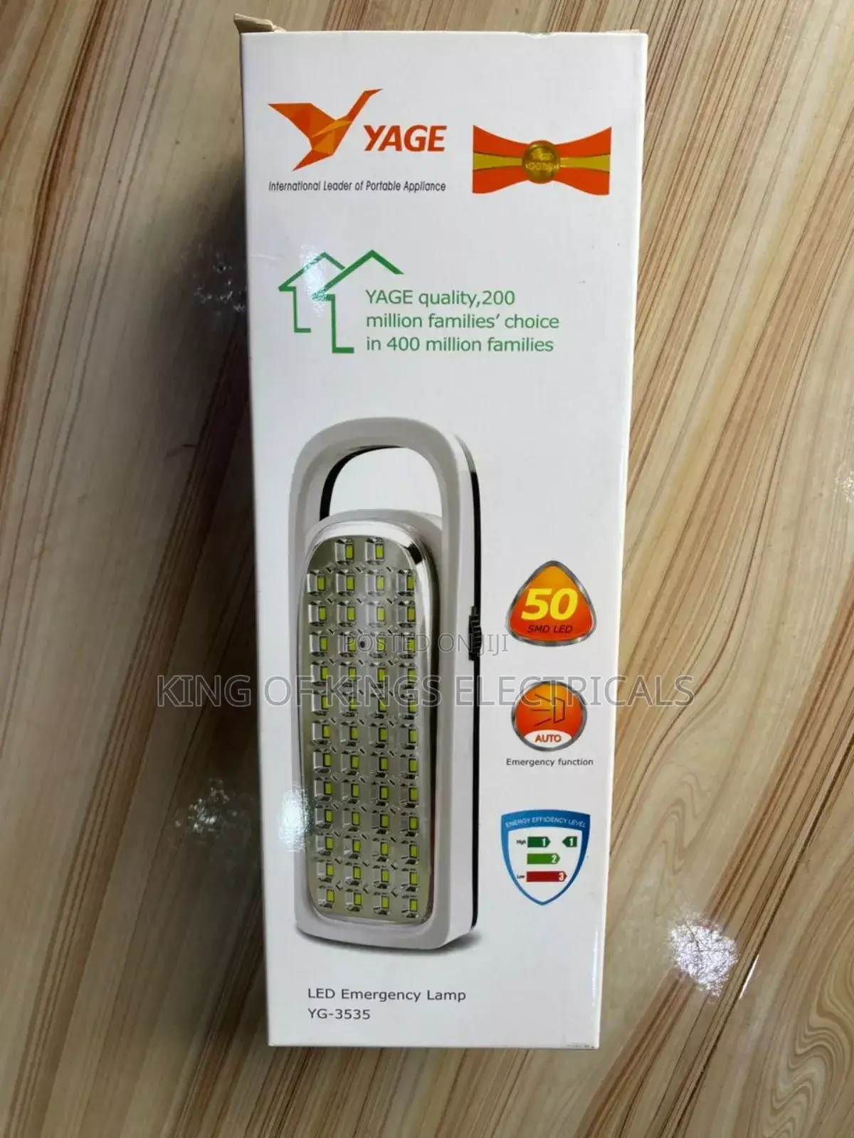 Yage Yg-3535 Led Emergency Lamp– 3000mah Rechargeable Battery