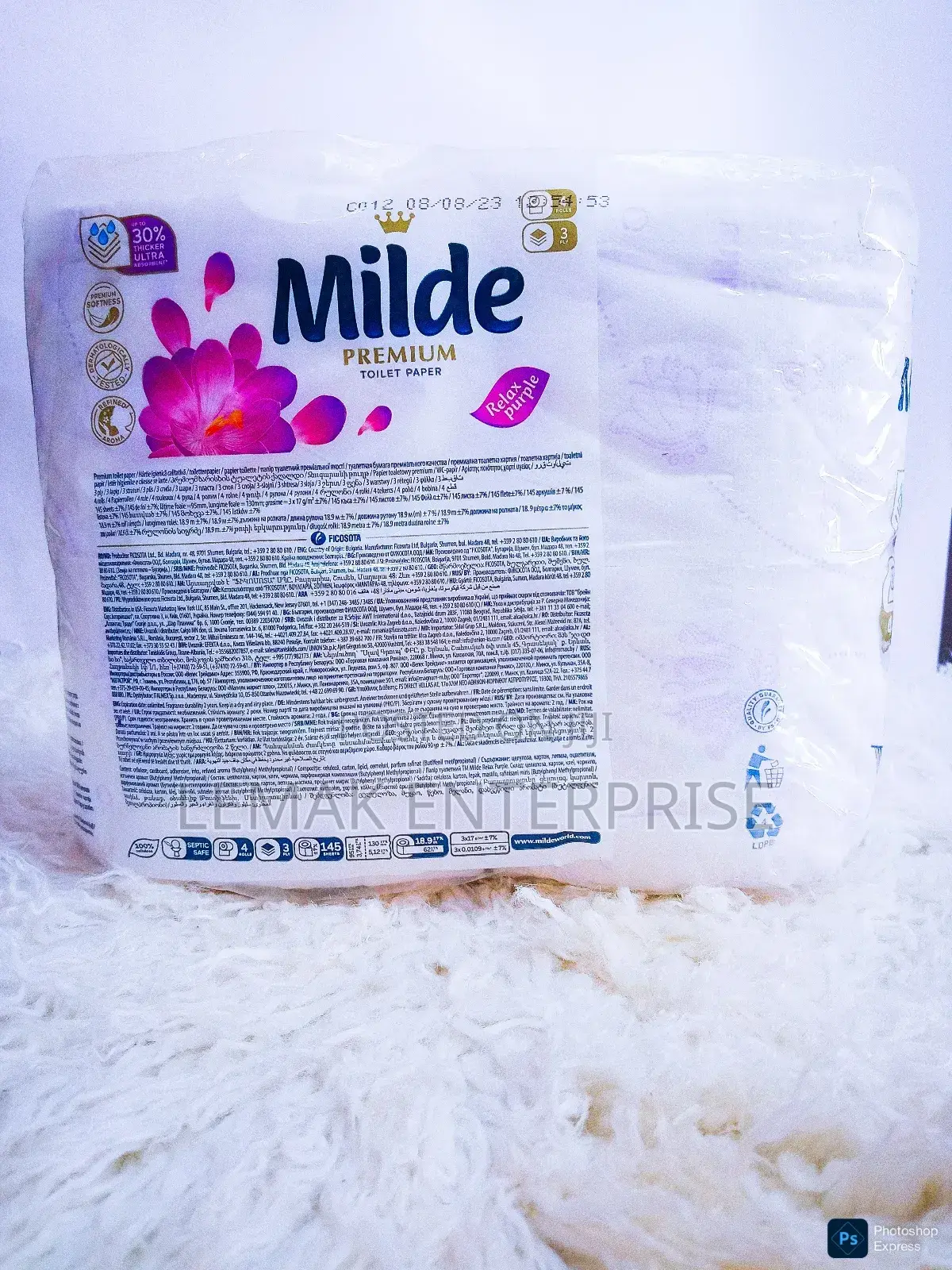 Milde Premium Toilet Paper 4 Pieces