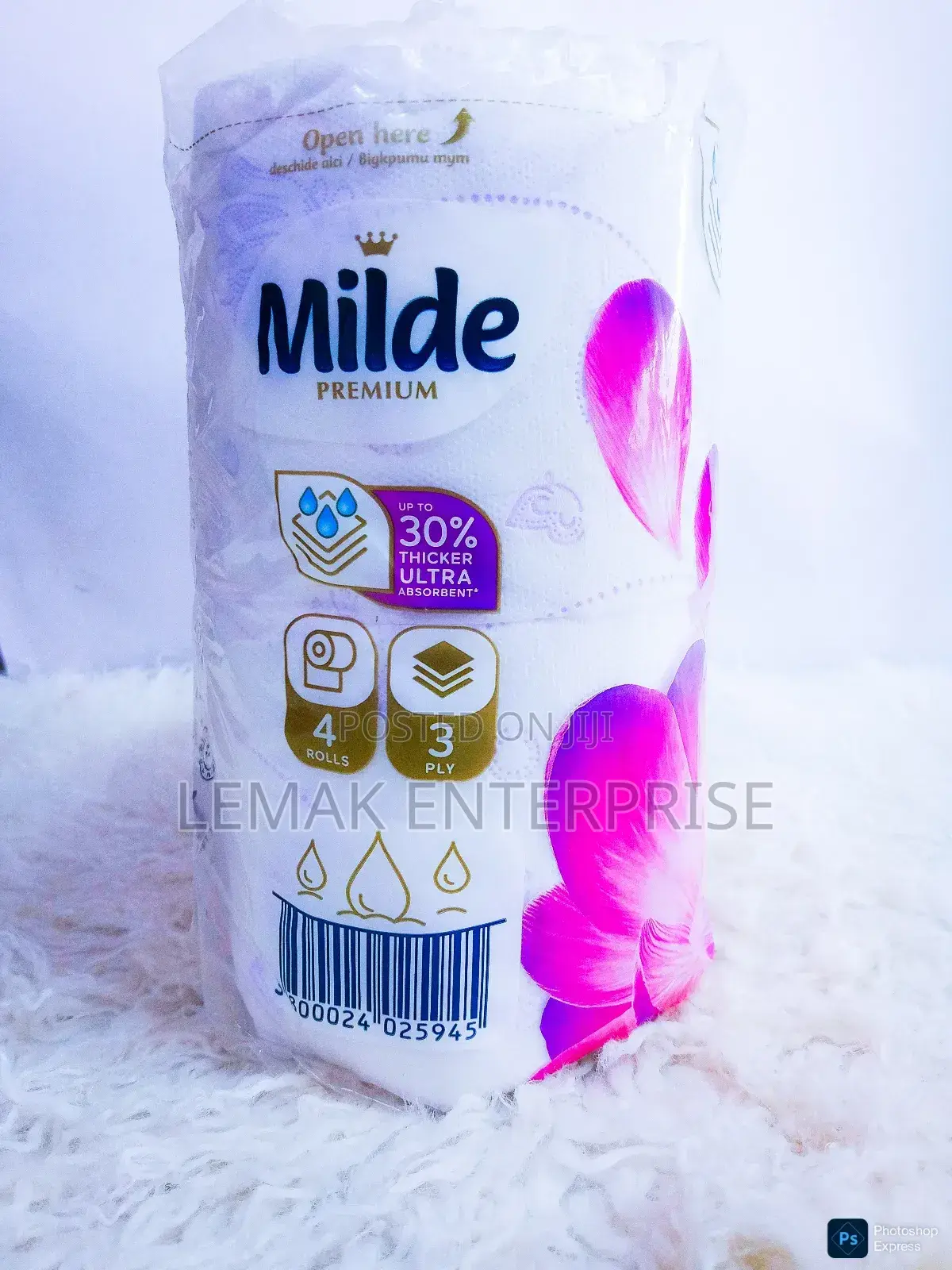 Milde Premium Toilet Paper 4 Pieces