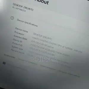 Laptop NEC N22G 8GB Intel Core I5 SSD 256GB