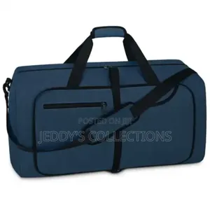 Foldable Large Capacity Weekender Duffel Bag With Shoe Storage