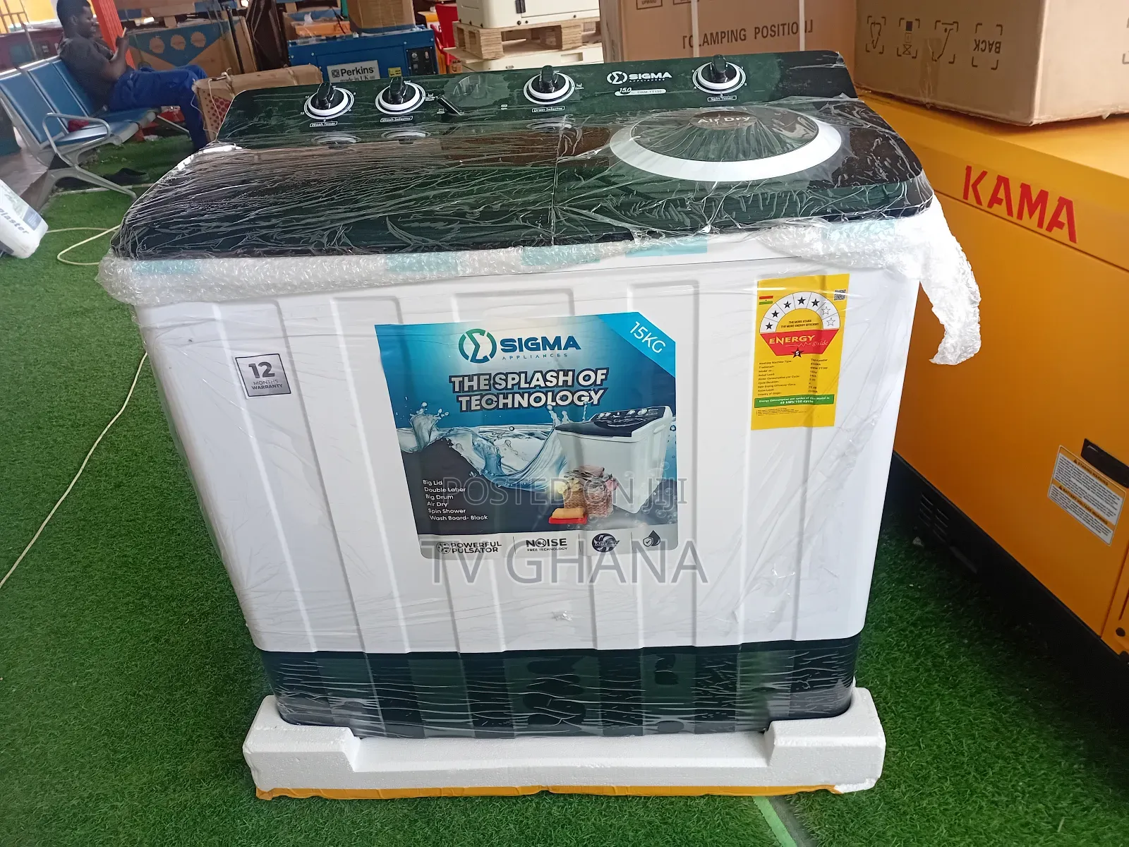 Sigma 15kg Washing Machine – Big Load, Less Stress