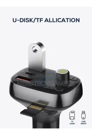 Ldnio C704q Car Charger With Fm Transmitter, 3 Usb Ports, Pd