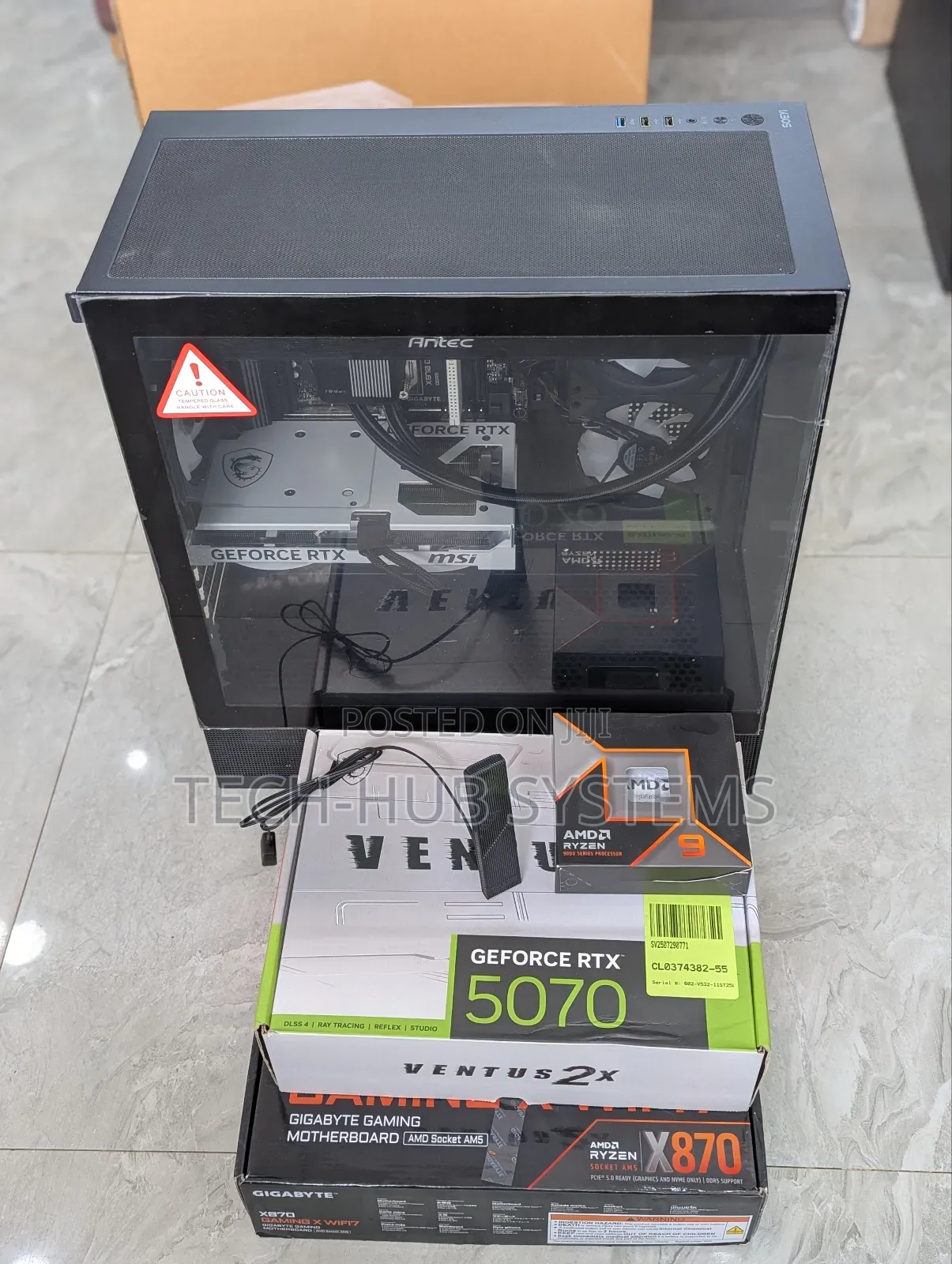 New Desktop Computer 32GB AMD Ryzen 9 SSD 1T