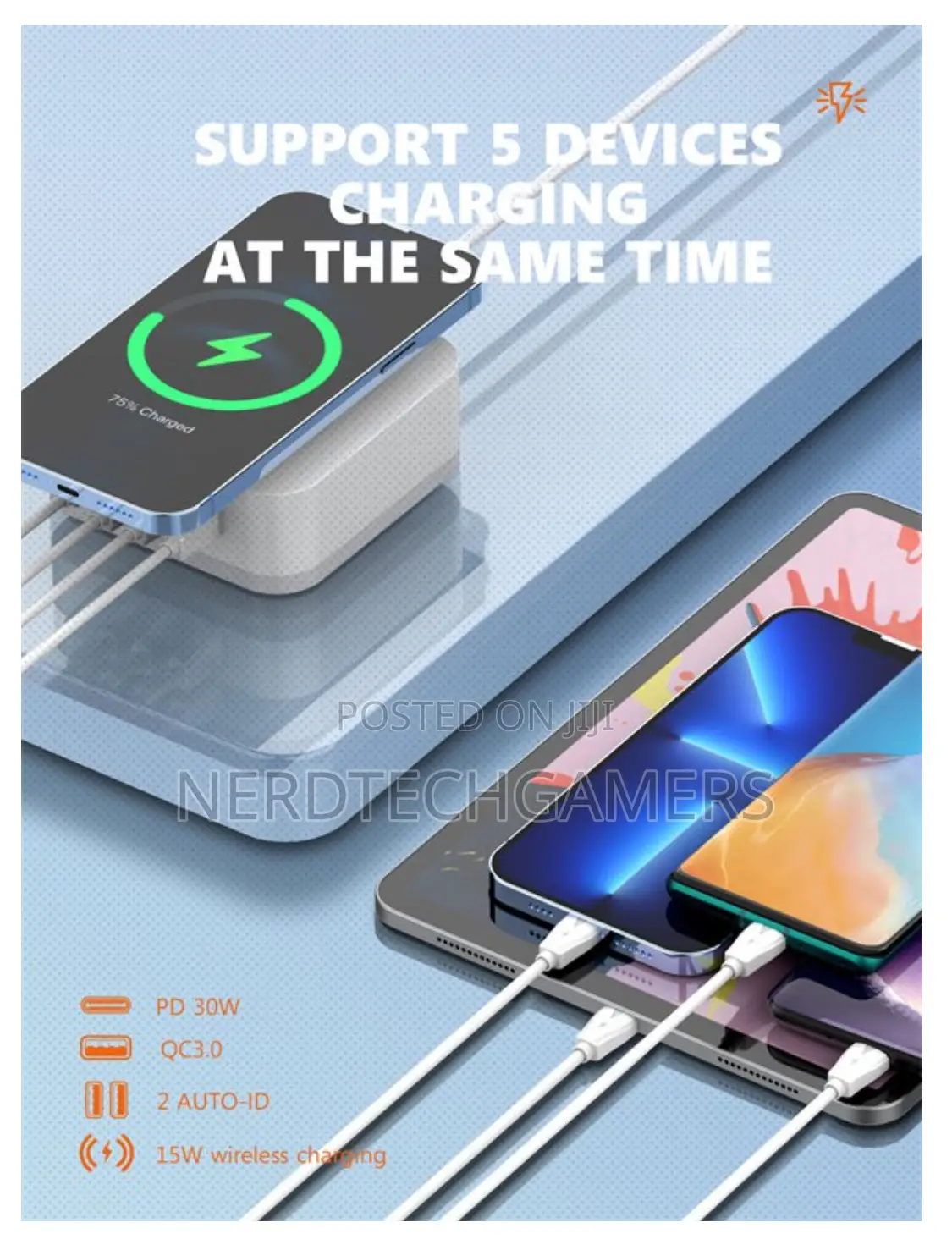 Ldnio 5 in 1 Charging Station 32w