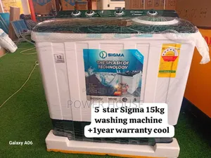 Aqua Beam Sigma 15kg Washing Machine Cool Sigma 15kg Washing Machine