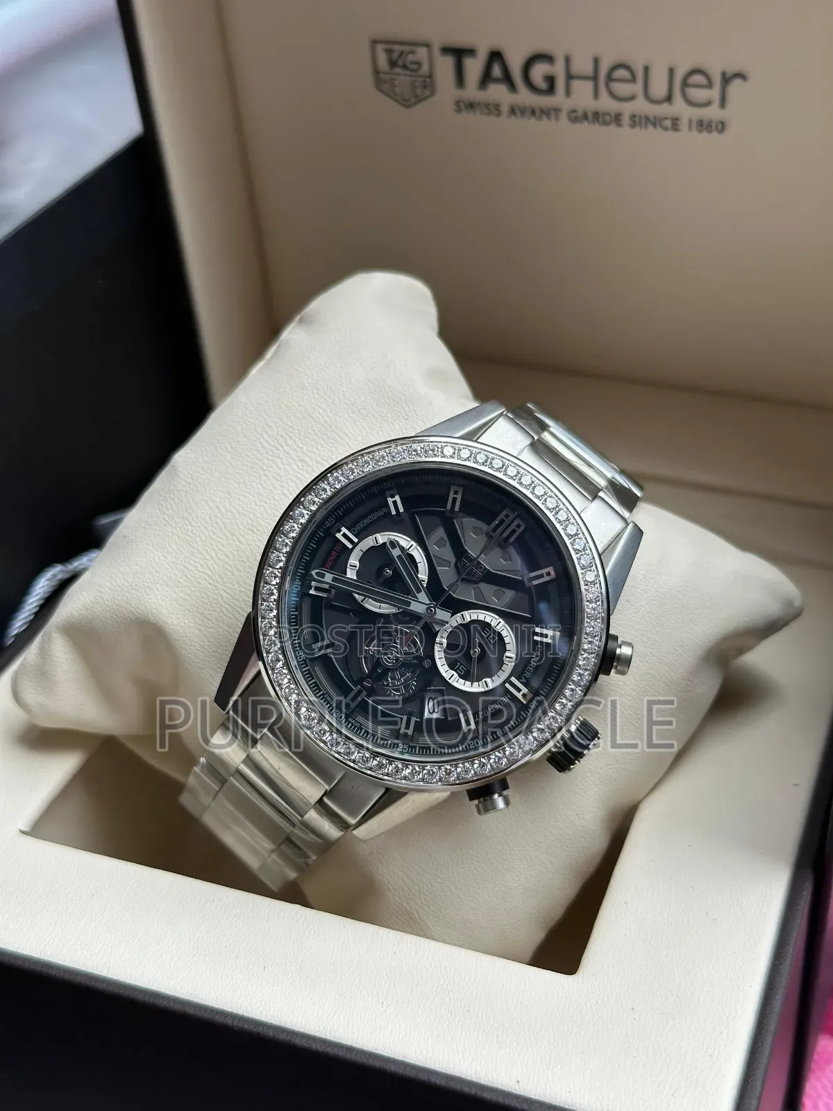 Elegant Tag Heuer Carrer Chronograph Tourbillon
