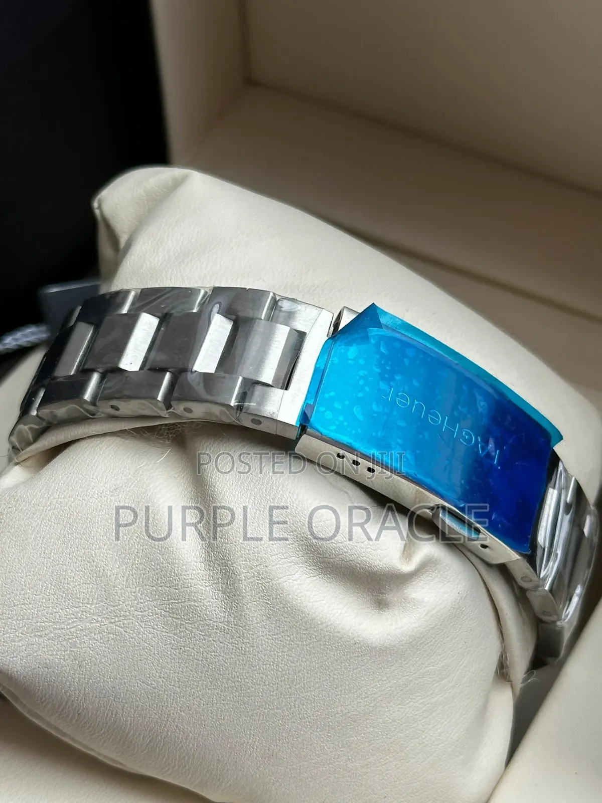 Silver Tag Heuer Aquaracer Watch