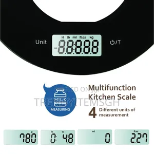 5kg Tempered Glass Digital Kitchen Weighing Scale