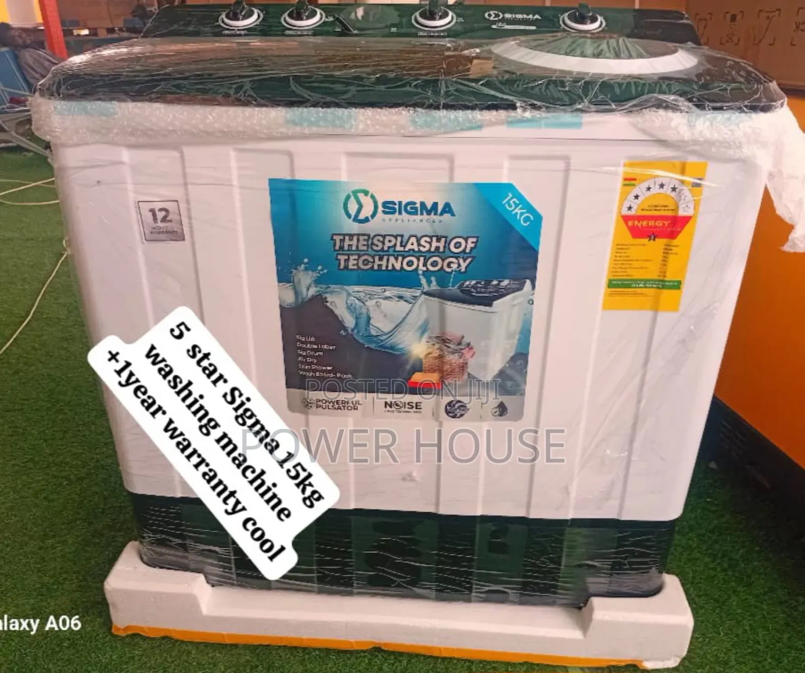 Breeze Wash Sigma 15kg Washing Machine Cool Sigma 15kg Washing Machine