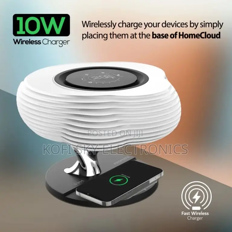 Promate 3 in 1 Home-Cloud Designed Wireless Speaker With Led