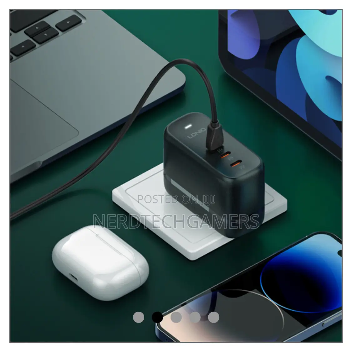 Ldnio Q367 Gan 65w 3 Usb C Quick Charging Universal Travel Fast Charg