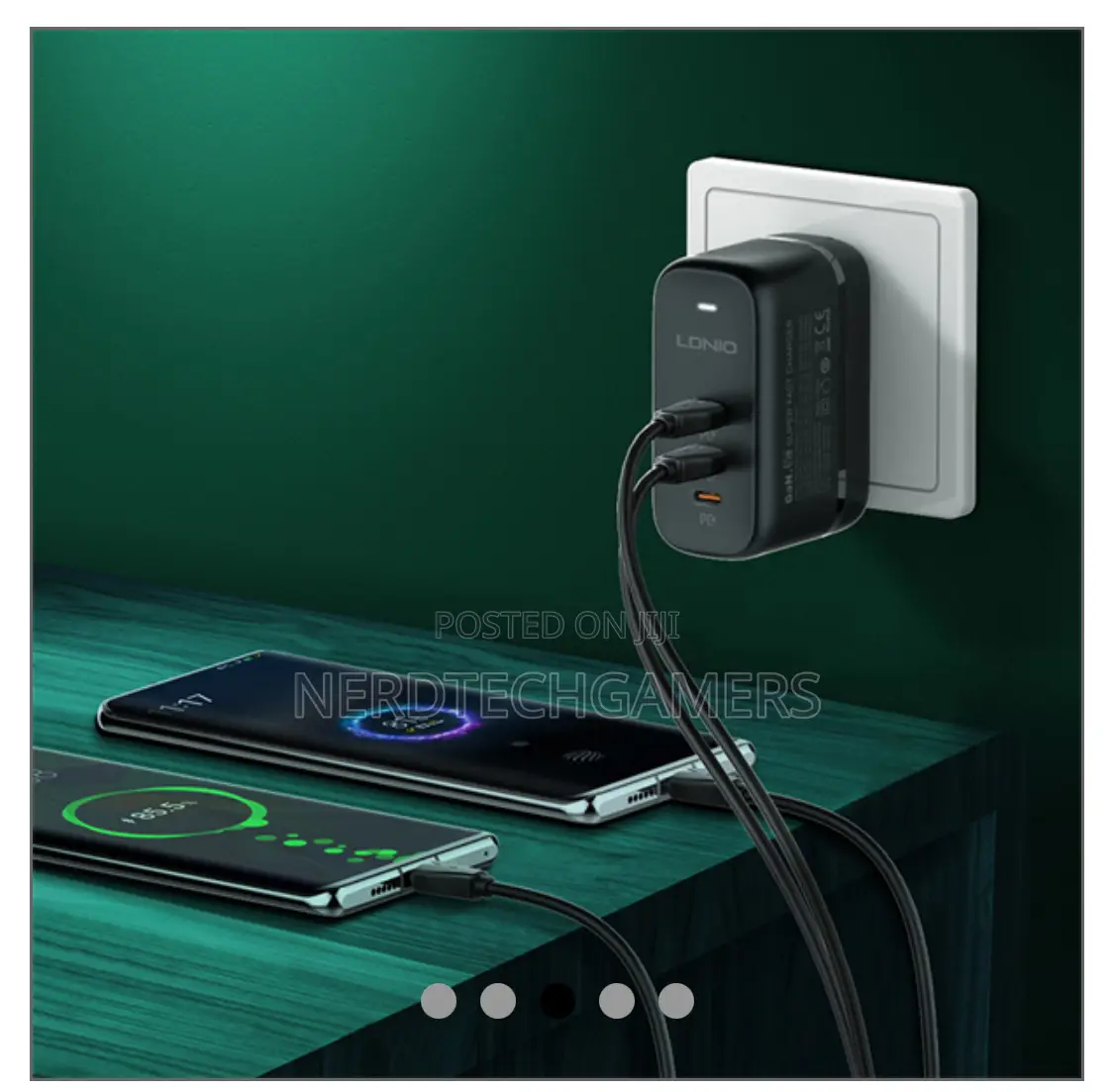 Ldnio Q367 Gan 65w 3 Usb C Quick Charging Universal Travel Fast Charg