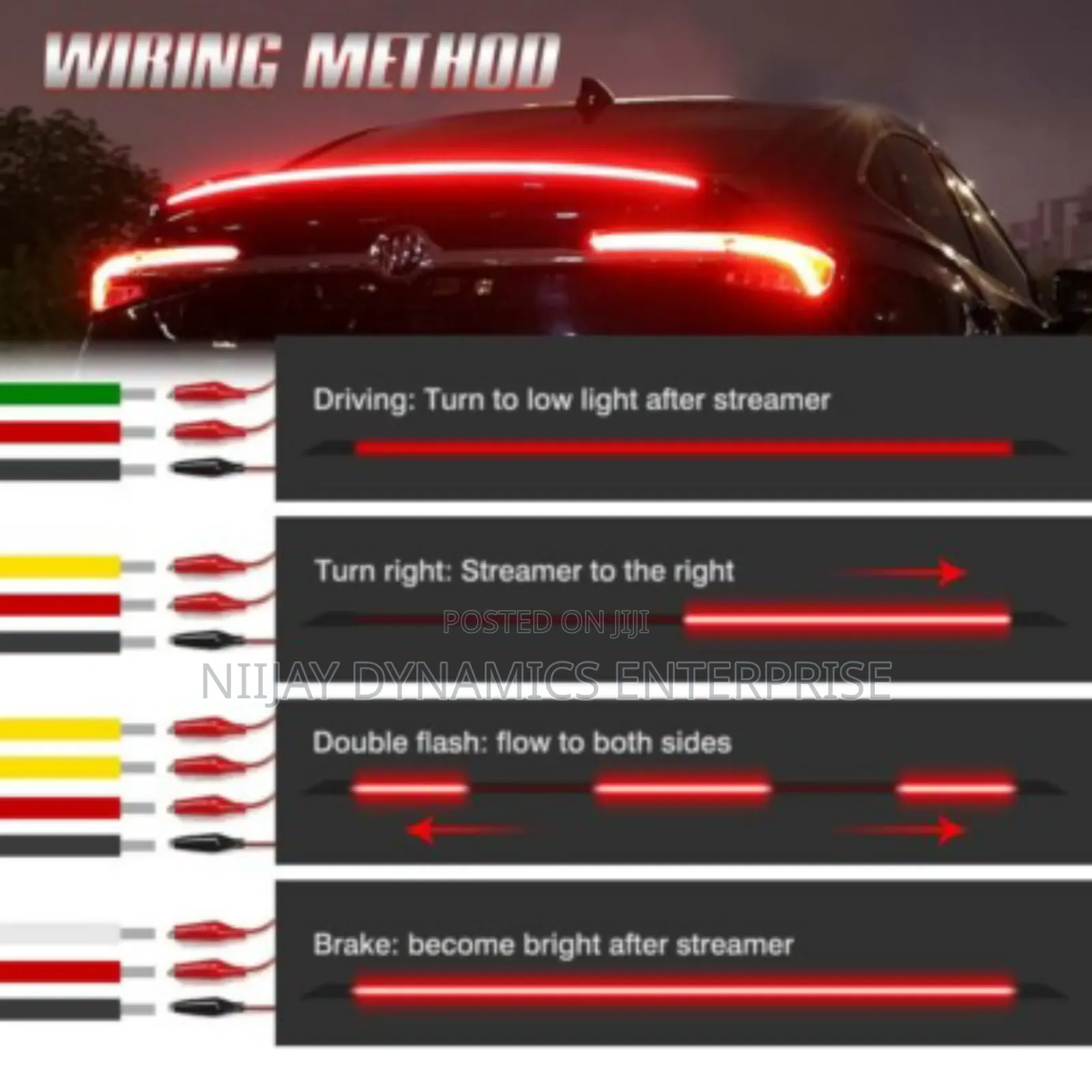 Universal Boot Spoiler Led Light