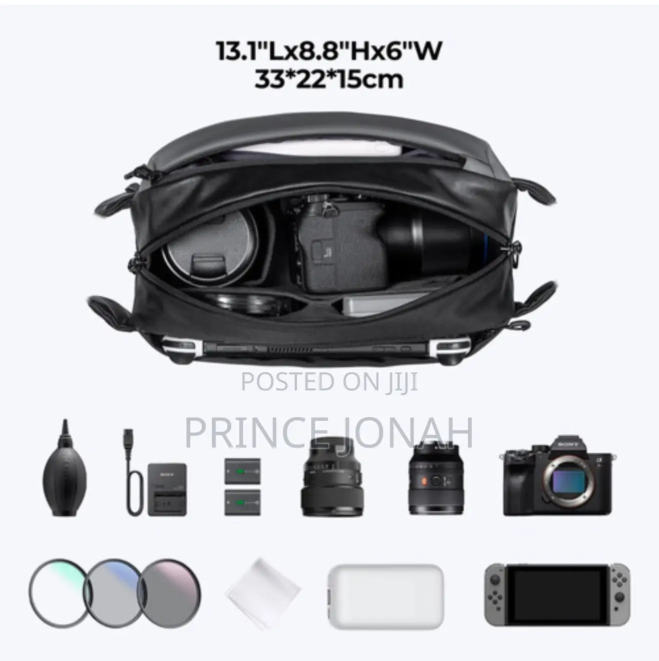 K F Concept Alpha Sling Bag 10l For Dslr Cameras / Dji Mavic Drones