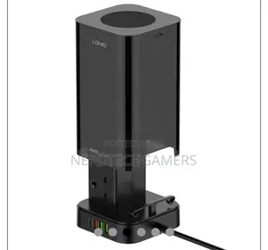 Ldnio 2500w Uk Tower Extension Power Socket 1pd 30w+1qc3.0+2 Auto-Id
