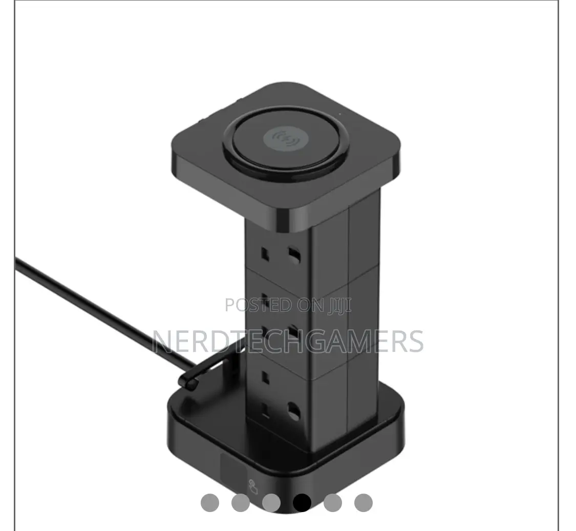 Ldnio 2500w Uk Tower Extension Power Socket 1pd 30w+1qc3.0+2 Auto-Id