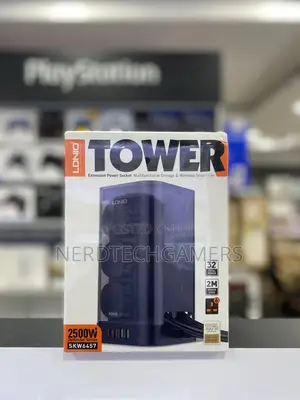 Ldnio 2500w Uk Tower Extension Power Socket 1pd 30w+1qc3.0+2 Auto-Id