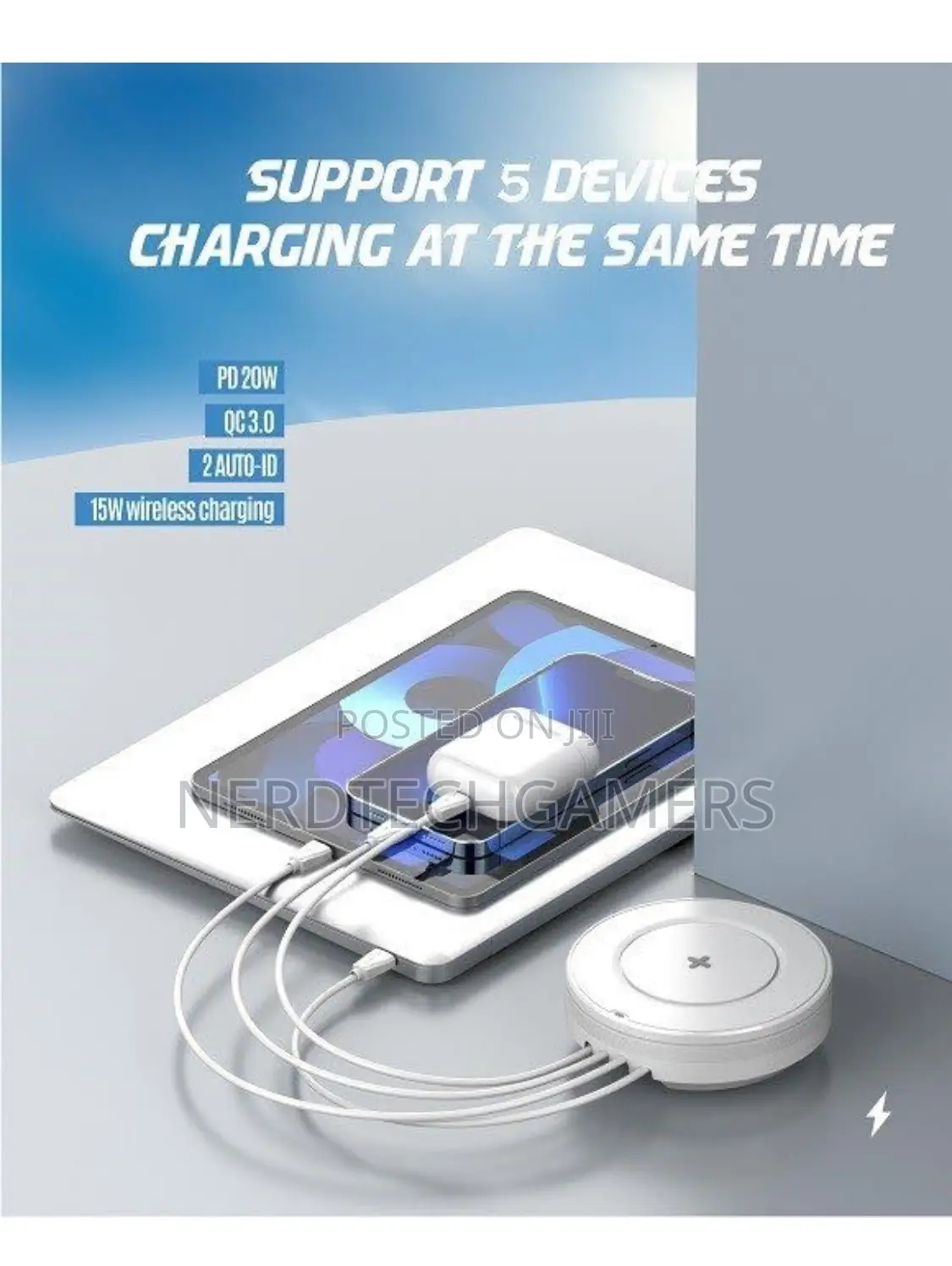 Ldnio Wireless Charging Station Aw003 5 In1 +32w