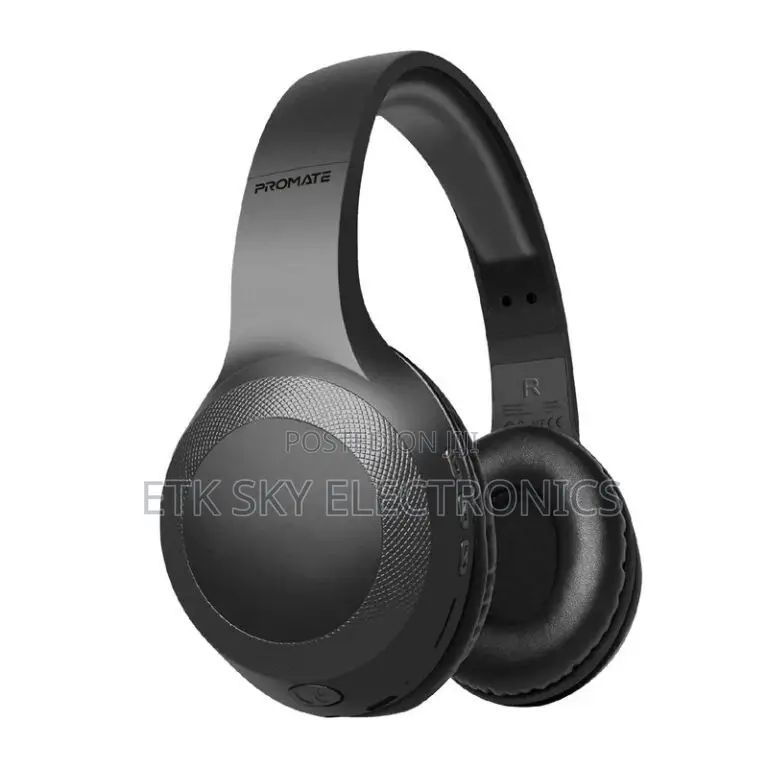 Bluetooth V5.0 Lightweight Over Ear Headset With Microphone