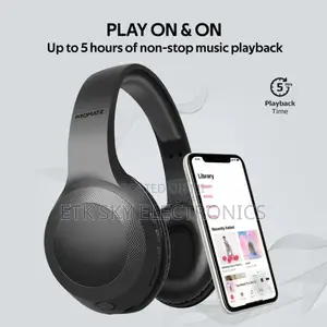 Bluetooth V5.0 Lightweight Over Ear Headset With Microphone