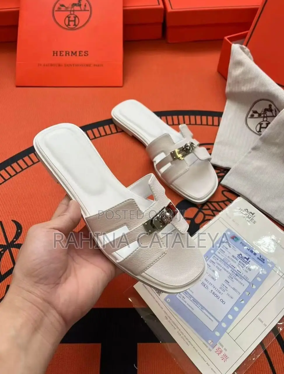 Hermes Slippers