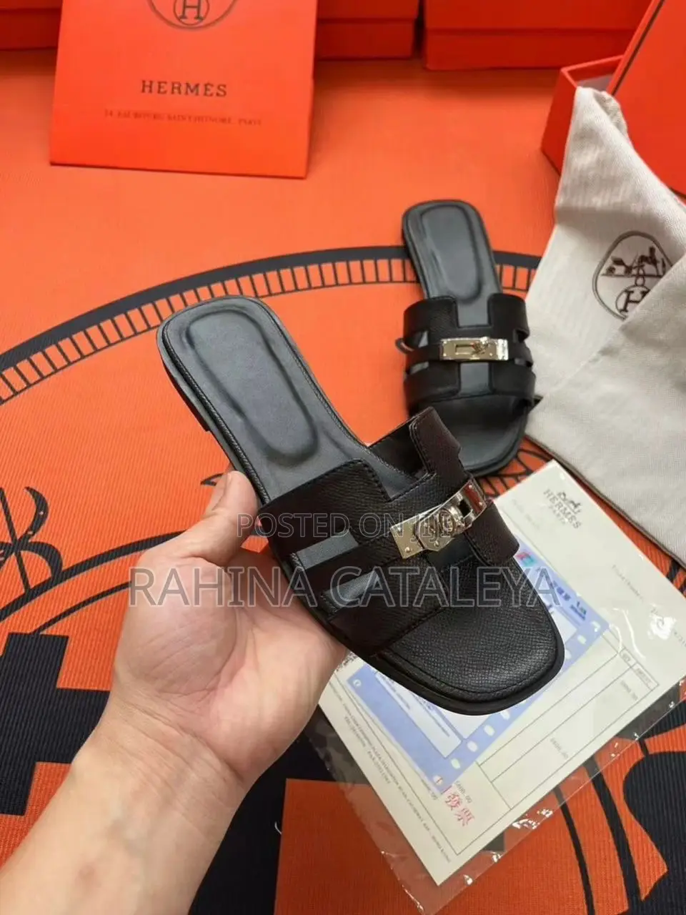 Hermes Slippers