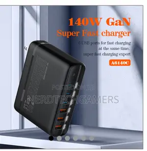 Ldnio A6140c Led Display Gan Tech 6 Ports Multi 140w Gan Charger