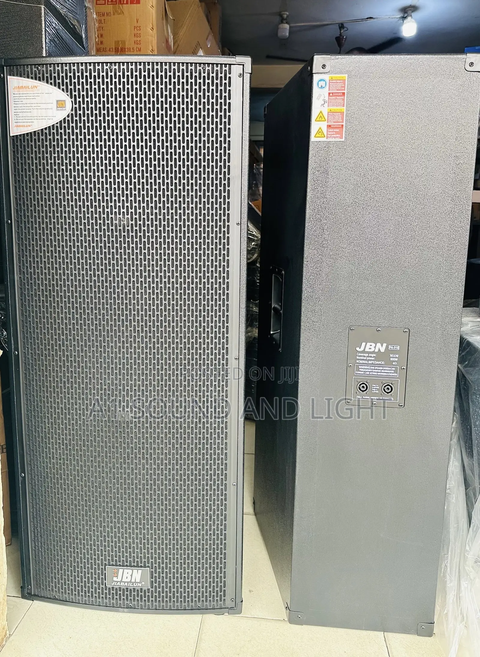 Jbn 2x15 Inches Full Range Speakers - Pair