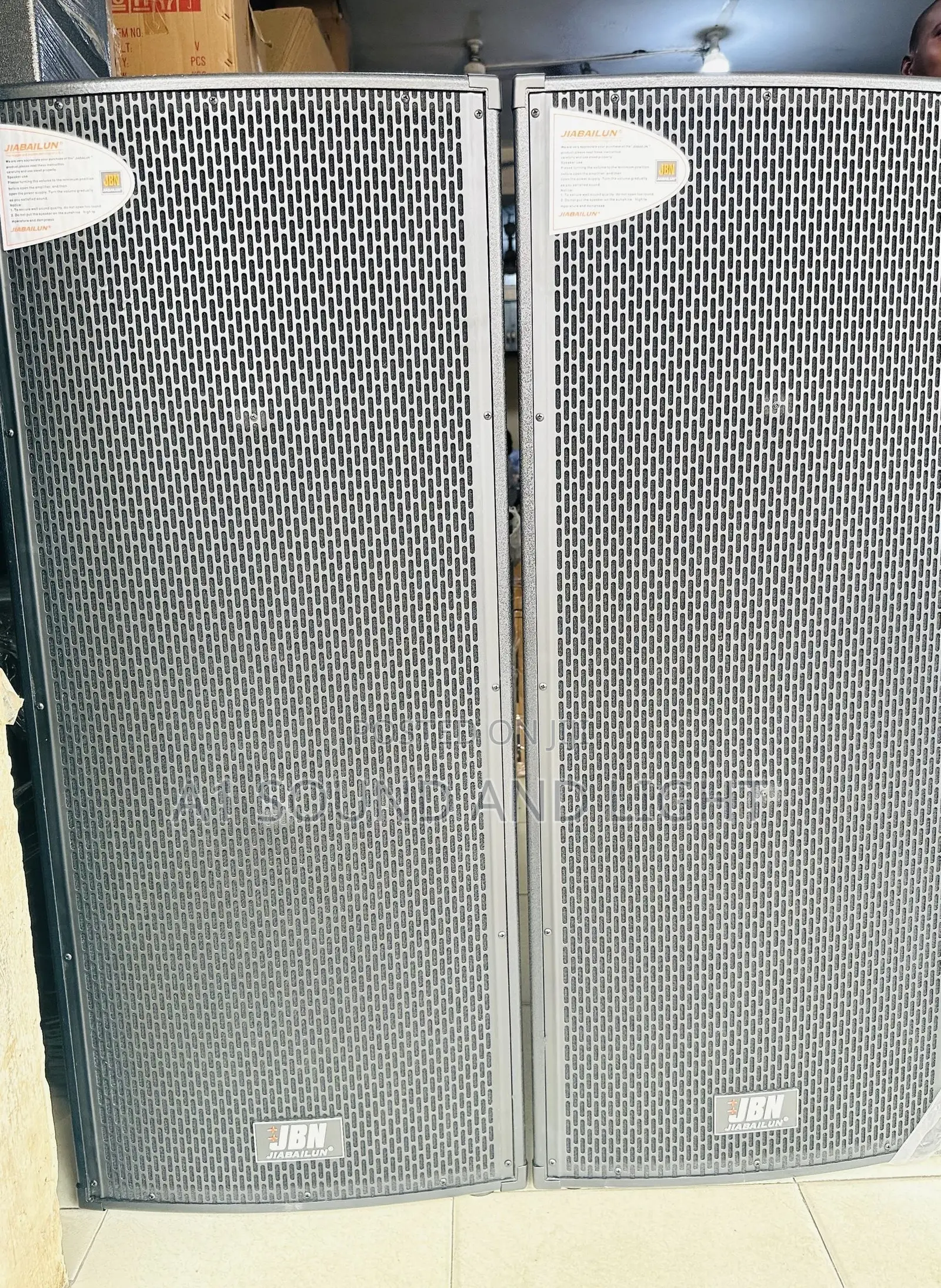Jbn 2x15 Inches Full Range Speakers - Pair